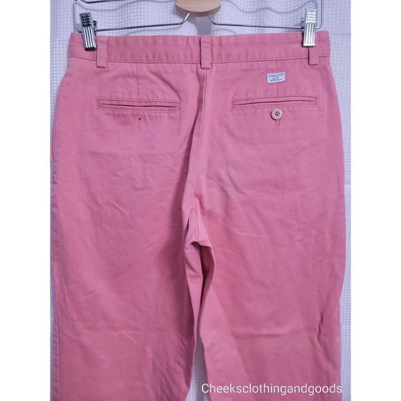 Vineyard Vines Pink Straight Leg Chinos Preppy Golf Pants Womens size 18 Plus - Picture 5 of 9
